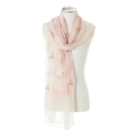 [ 롯데백화점 ][레노마(스카프)]플라워 실크 스카프 SRL020