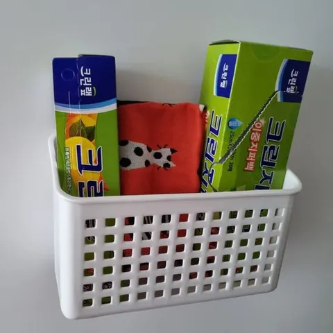 자석 마그네틱 냉장고 세탁기 수납 바구니 정리함