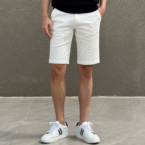 [더맨쉽] 남자 데일리 면스판 5부 면 반바지