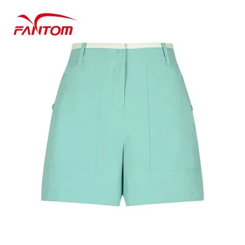 [팬텀] 여성 기능성 허리 배색 아웃포켓 반바지