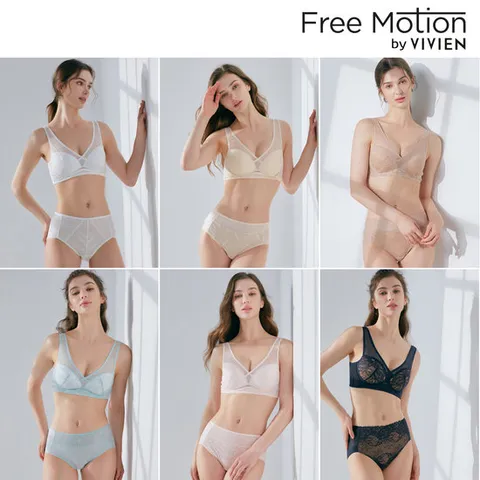 [방송히트] 비비안 프리모션 4차 인견 입체 보정 노와이어 12종