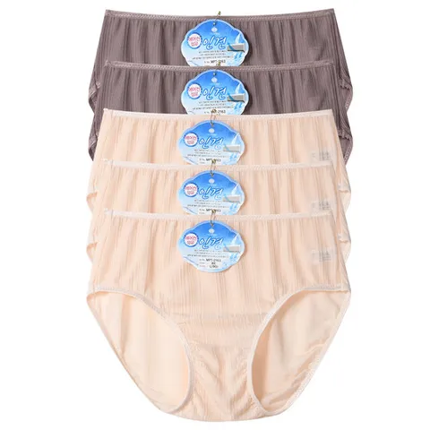 시원한 스트라이프 쿨 인견 기본 팬티 5장 세트