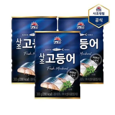 [사조대림]고등어 300g X 3캔