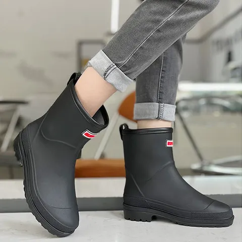 슈마 3cm 미들라인 레인부츠 장마 패션 장화
