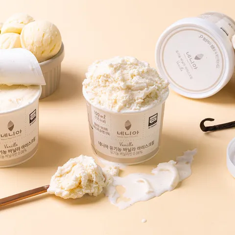 네니아 유기농 바닐라 아이스크림 100mlx20개