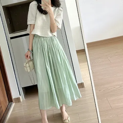 [아리엘스타일]여성스러운 데일리룩 코아론투피스