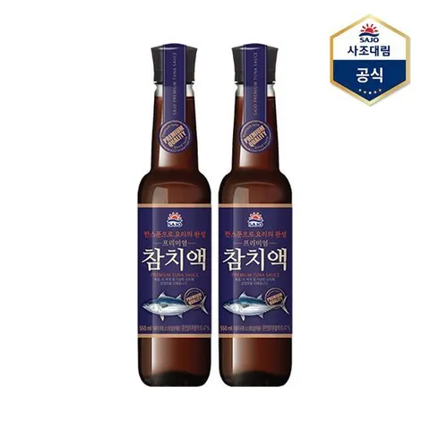 [사조대림]프리미엄 참치액 550ml X 2개