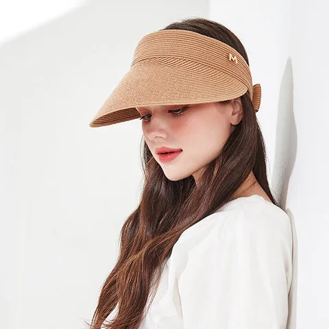 마스케라 라피네 컬러블록 린넨 썬캡