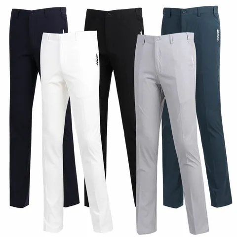 그레이캣 / 흰색골프바지 사방스판 남자여름골프바지