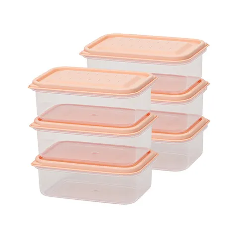 이지앤프리 이지킵 프리즈팩 냉동실정리용기 480ml 6P