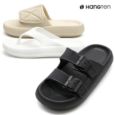 행텐 남녀공용 EVA 슬리퍼 균일가 여름 슬리퍼 사무실화 아쿠아슈즈 4종 택1