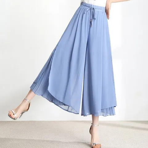 [모니카제이]플리츠배색포인트밴딩 치마바지