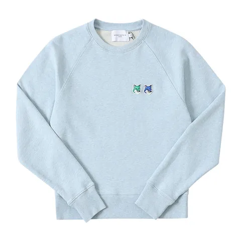 메종키츠네 KW00308KM0001 H429 폭스 헤드 패치 여성 맨투맨