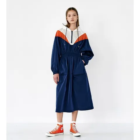 [ 롯데백화점 ][쥬시쥬디]J컬러블럭화섬원피스 JWOP320C