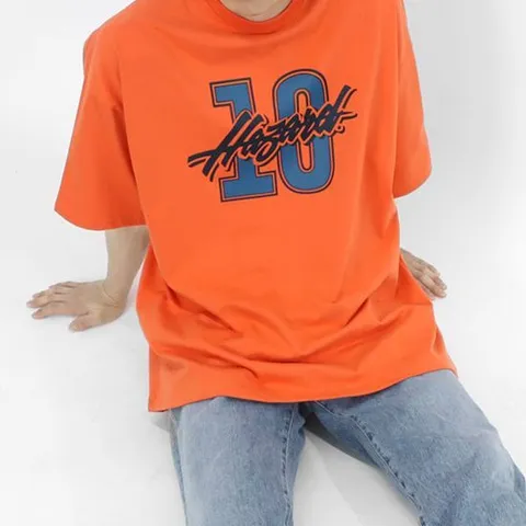 [빌리버스] 남자 반팔티 BVA002 여름 라운드 레터링 티셔츠