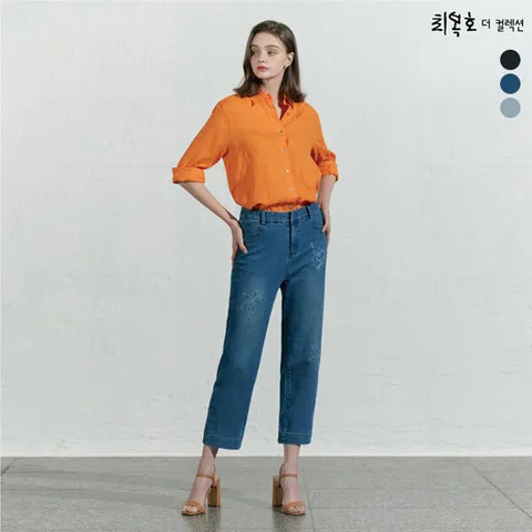 [루시앙]최복호더컬렉션 큐빅 데님팬츠 3종 택1