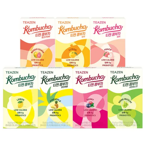 티젠 콤부차 7가지맛*10스틱