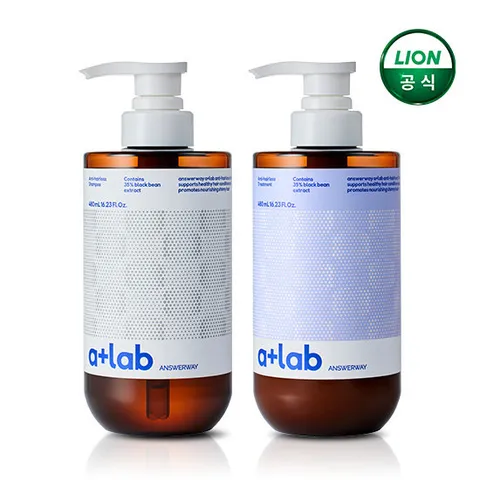 앤써웨이 에이플러스랩 탈모샴푸/트리트먼트 480ml 1개