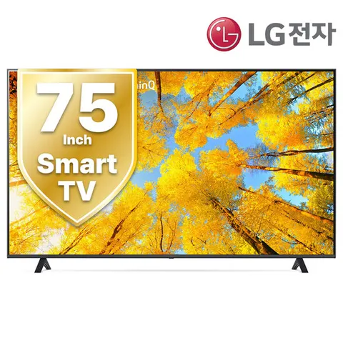 LG전자 대화면 75인치 TV 4K UHD 스마트 티비 75UQ7070 스탠드설치