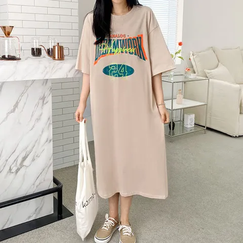 [LBRAND] 드리머 반팔 면100 롱원피스