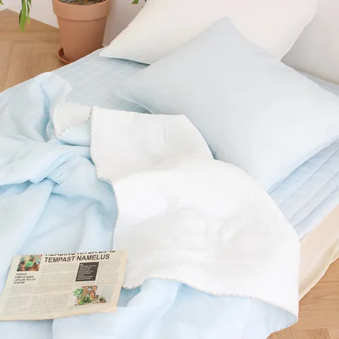 아르떼베딩 크리미 여름침구세트 냉감 스노우리플 모달_퀸