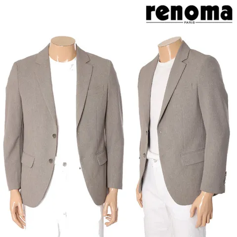 [ 롯데백화점 ][레노마캐주얼]S/S 시원하고 구김없는 전체스판 썸머자켓 데일리룩 베이지컬러RQFPCJ00A EK3653