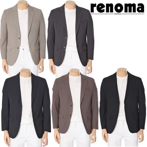 [ 롯데백화점 ][레노마캐주얼]S/S 구김없는 전체스판 다계절용 경량자켓 데일리룩 5종1택 RQFPCJ512345A EK3