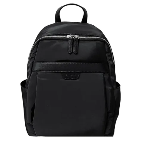 [ 롯데백화점 ][에스콰이아]25 신상 모던 경량 데일리 여행 원단 백팩 ESHB902BK (양말증정)