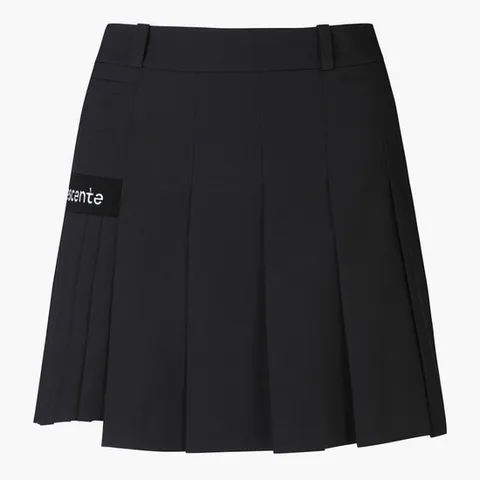 (가격인하) [데상트골프] 여성 미디기장 플리츠 스커트