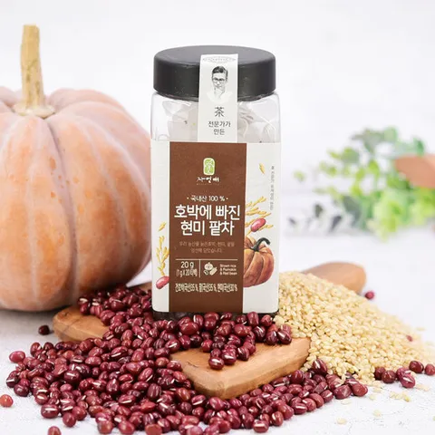 자연애  호박에 빠진 현미 팥차 20티백
