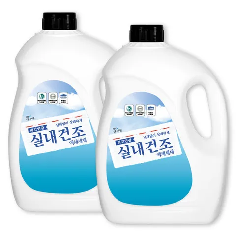 더푸룸 액체세제  실내건조 세탁세제  3.1L 2개 체리블라썸향