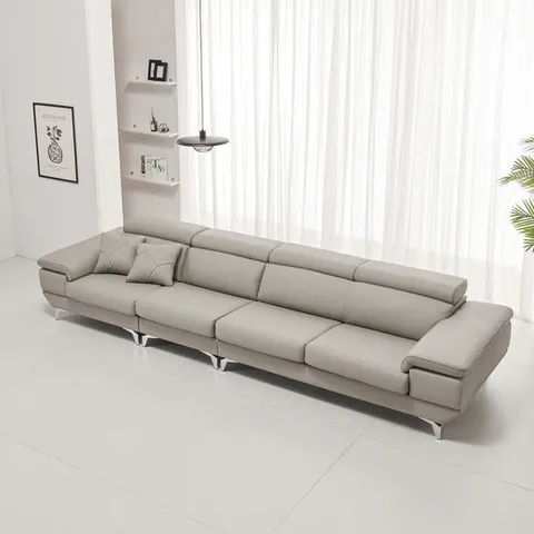 파로마 솔트 제너 6인 천연면피 통가죽 소파 msi013