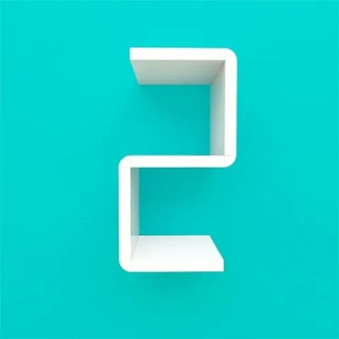 더크린 DIY 미니 한글 벽선반 ㄹ