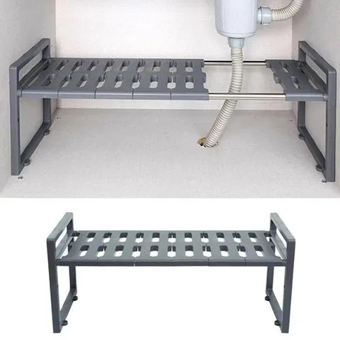 싱크대하부장 배수관 냄비정리 수납선반 대형