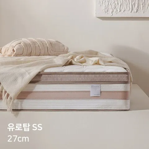 [삼익가구]유슬립 허리단단한 27cm 퍼펙트스프링 유로탑 매트SS