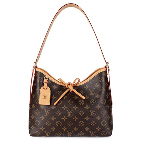 (선물포장)(국내출고) 루이비통백 숄더 캐리올 PM 모노그램 브라운