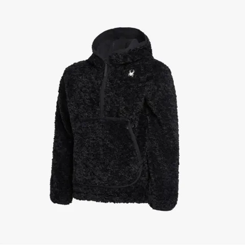 [스파이더] 남성 플리스 셜파 후드 집업 SPHWCNHD305MBLK