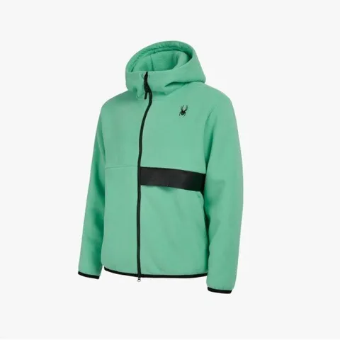 [스파이더] 공용 플리스 본딩 후드 집업 자켓 SPGWCNFT311UMNT