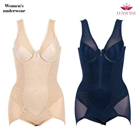 [럭센스] 이중파워넷 와이어 올인원 몸매 보정속옷 6002