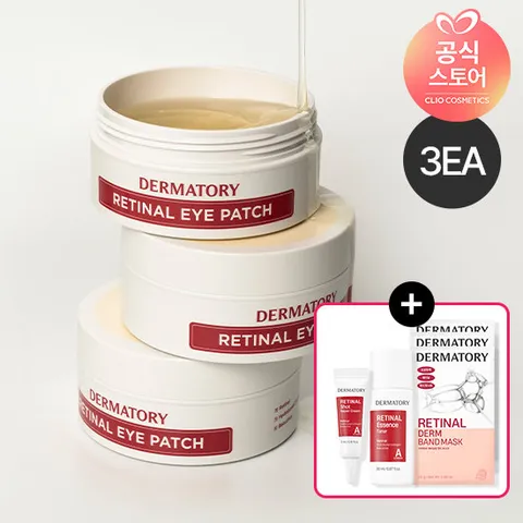 [3EA]더마토리 레티날탄력 아이패치60매+(증정)레티날밴드마스크3매,토너20ml,크림5ml