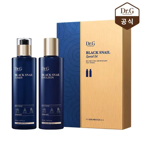 닥터지 블랙스네일 베이직 2종 기초세트 (토너/에멀전)