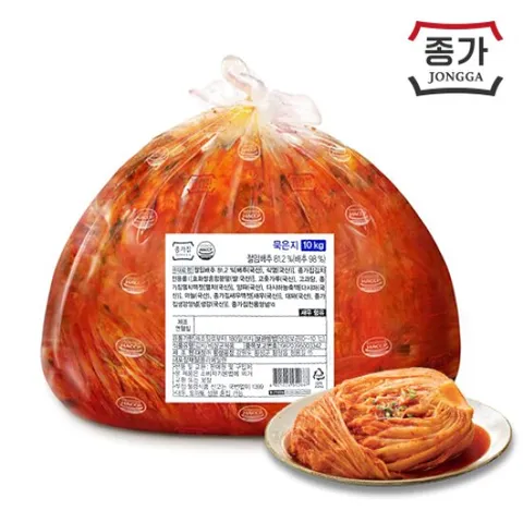 [ 롯데백화점 ][종가집] 묵은지 10kg (B2B)