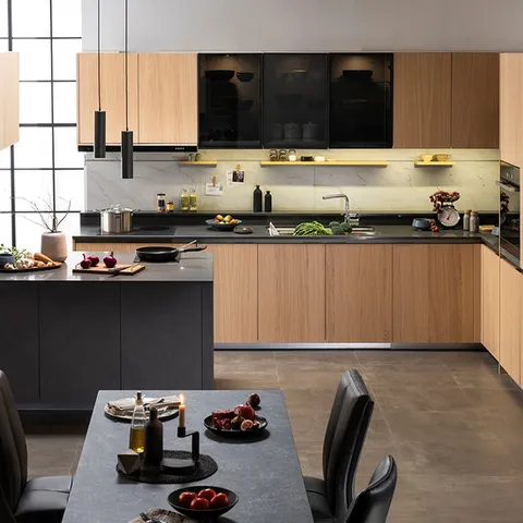 리바트키친 5100G 브뤼셀 4.5m(ㄱ자/냉장고장)