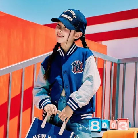 [ 현대 (주)현대백화점 ][MLB키즈CH][7AJPBV234-50NYS] 바시티 클레식 야구점퍼