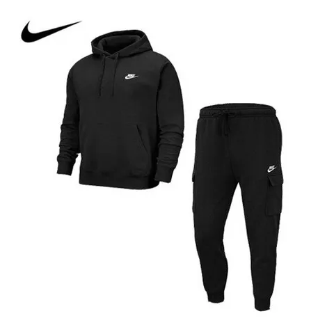 [나이키]나이키 트레이닝세트 BV2654010 카고후드세트 블랙