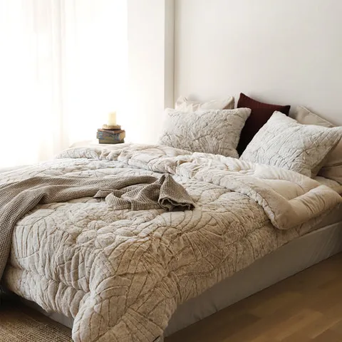 프리미엄 10mm 라셀 극세사 풀세트 4color 라지킹(LK)