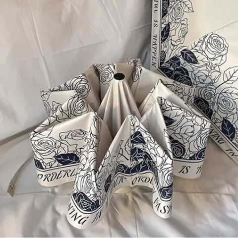 엔비 햇빛 차단 로사 미니 3단 우산 양산 암막