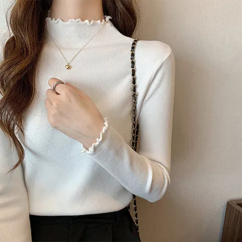 [하젤] 아드 물결 반목 티셔츠_F1882