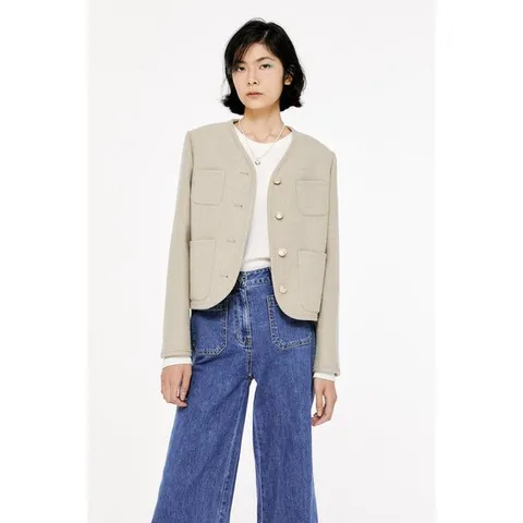 [ 롯데백화점 ][지컷]브이넥 트윌 싱글 자켓 7253310103