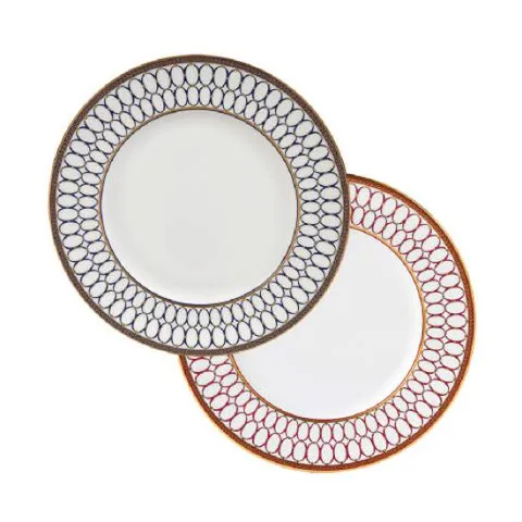 [ 현대백화점 ]웨지우드 르네상스골드 레드 27cm 접시 2p